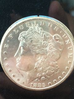 1883 Carson City Uncirculated Morgan Silver Dollar Presentation Case