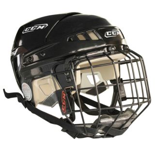New CCM V05 ice hockey helmet with cage black M medium size combo w