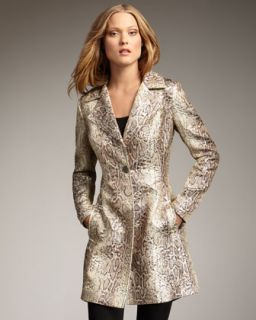 Royal Underground Snake Jacquard Coat   