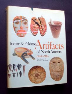 1963 Indian Eskimo Artifacts Weapons Jewelry Masks Pottery Basket
