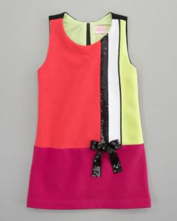 Zoe Colorblock Mod Shift Dress   