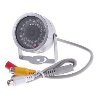 Mini Wired CMOS Waterproof Camera Monitor Home Security 300TVL PAL IR