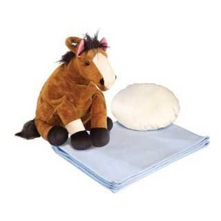 Horse Pony Pillow Buddy Plush Stuffed Animal Baby Blanket