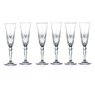 RCR Crystal Melodia Collection Champagne Flutes Glass Set