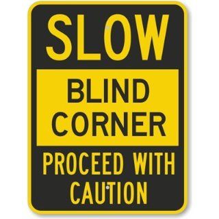  Proceed With Caution Engineer Grade Sign, 24 x 18