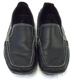 Calvin Klein Mully BlackLeather Drivingmoc Shoes Sz 10