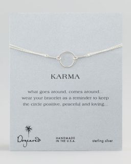 Y1EWT Dogeared Original Karma Bracelet, Silver
