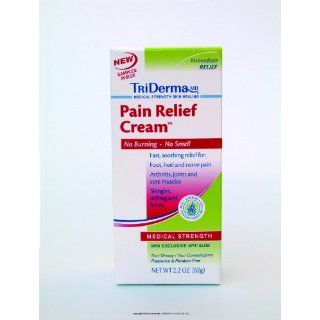 TriDERMA Pain Relief Cream, Pain Relief Cream 2.2oz, (1