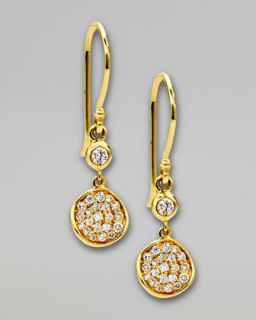 J5921 Ippolita Stardust Flower Small Diamond Drop Earrings