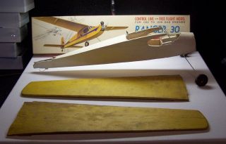  Carl Goldberg Ranger 30 Model Airplane and Box