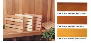 sauna headrest alaska yellow cedar acces fin 079 tapered headrest