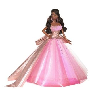 New Barbie Collector 2009 Holiday African American Doll