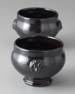 H6E59 Juliska Pewter Stoneware Individual Soup Bowl