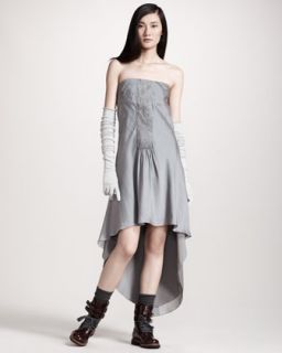 Sue Wong Strapless Textured Dress   