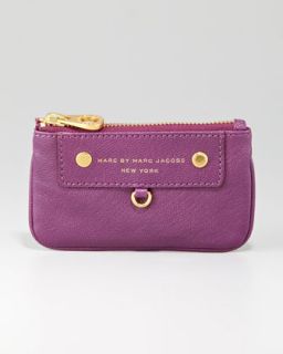  leather key pouch available in black $ 78 00 marc by marc jacobs