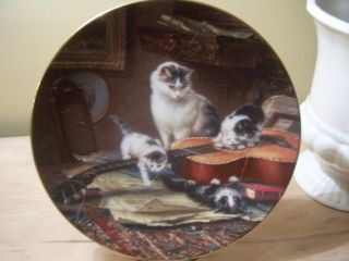String Quartet Collectible Plate by Henriette Ronner