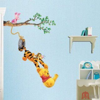 Home Decor Mural Art Wall Paper Stickers   Pooh&Game DWDS