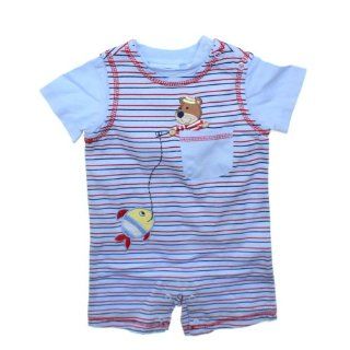 First Impressions, Baby Boys Blue Stripe T Shirt and