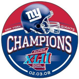 New York Giants Super Bowl XLII Champions 3 Button