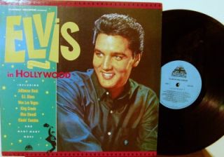 King ELVIS Presley ELVIS IN HOLLYWOOD CLUB Edition LP UK Cover