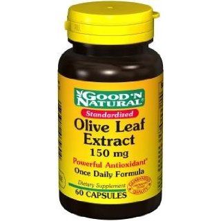 GoodN Natural   Olive Leaf Extract 150 mg, 60 Caps