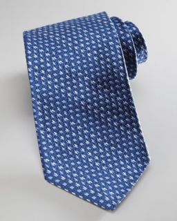 Robert Graham Tonal Woven Silk Tie, Blue   