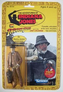 Custom 3 3 4 Dr Henry Jones ROTLA Indiana Jones vintage MOC Raiders