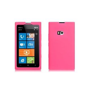 Nokia Lumia 900 (AT&T)   Pink Silicone Soft Skin Case