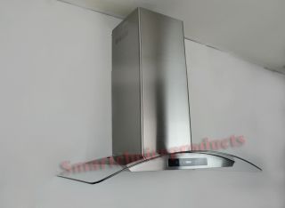  Mount Stainless Steel Glass Range Hood s H703G 75 Stove Vents