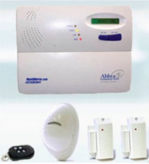 Wireless Home Alarm System Web Enabled for Use on Internet