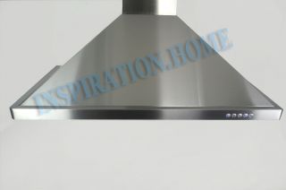 New 7631A RS 90 36 Stainless Steel Range Hood Wall Mount Stove