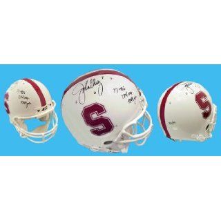 John Elway Hand Signed Stanford Helmet 