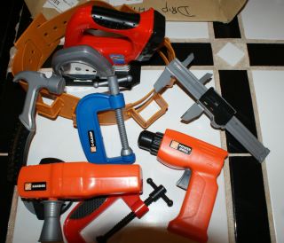  Kids Toy Tool Set with Tool Belt Some Make Noise and Move