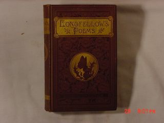 1882 The Poetical Works of Henry Wadsworth Longfellow Household