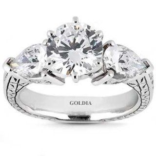 75 Ct. Designer Diamond Engagement Ring Jewelry 