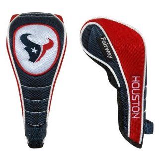 Houston Texans Golf Club Shaft Gripper Fairway Head Cover
