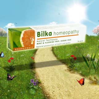 Bilka Homeopathy Natural Toothpaste Menthol Free Fluoride Free