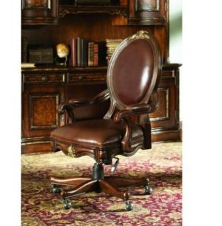 Home Office Leather Swivel Desk Chair