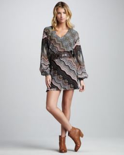  available in brown ptrn $ 96 00 single printed tunic dress $ 96 00