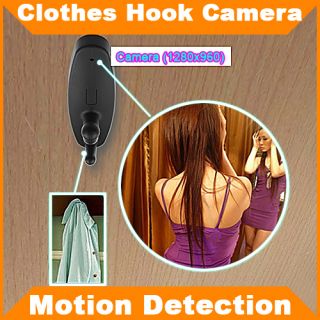 New 30fps Mini Hidden Camera Clothes Hook Video Recorder Camcorder
