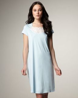 Hanro Dalia Short Sleeve Gown   