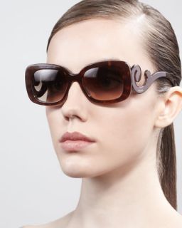 Prada Heritage Cat Eye Sunglasses, Yellow   