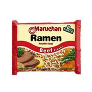 Maruchan Ramen, Beef, 3 Ounce Packages (Pack of 24) 