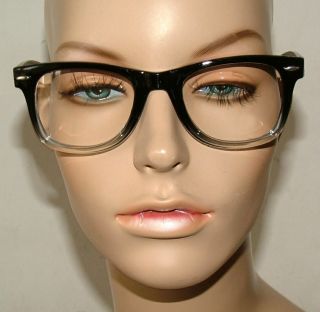 New Unisex Retro NHS Style Geek Nerd Faux Horn Rimmed Glasses