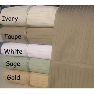 Egyptian Cotton 1000 Thread Count Sateen Stripe Bed Sheet