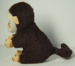 Cute Vintage 70s Hermann Plush Monkey Chimpanzee with Tag