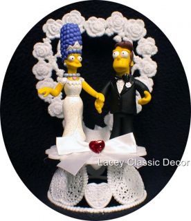 Wedding Cake Topper Y Homer Marge Simpsons Simpson 2