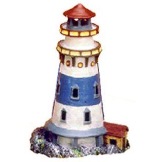 2 Pack Resin Ornament   mini Lighthouse 3.5 X 3.5 X 5.5