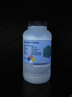 500g Potassium Chloride High Grade HDPE Bottle