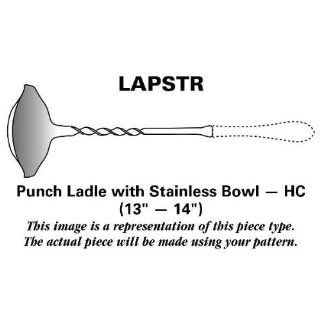Hampton Farrah (Stainless) Punch Ladle with Stainless Bowl
